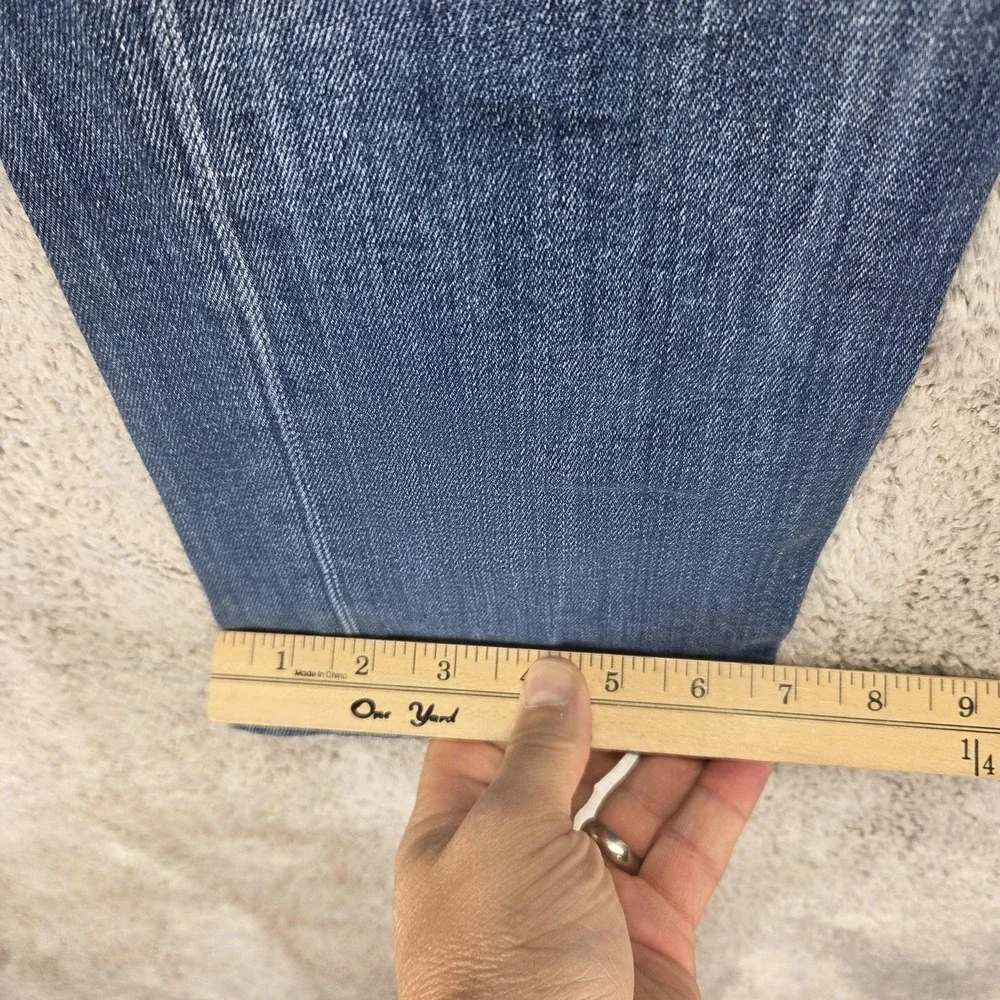 Diesel Jeans Mens 30x32 Blue Akee Regular Slim Tapered Button Fly Stretch 084GG
